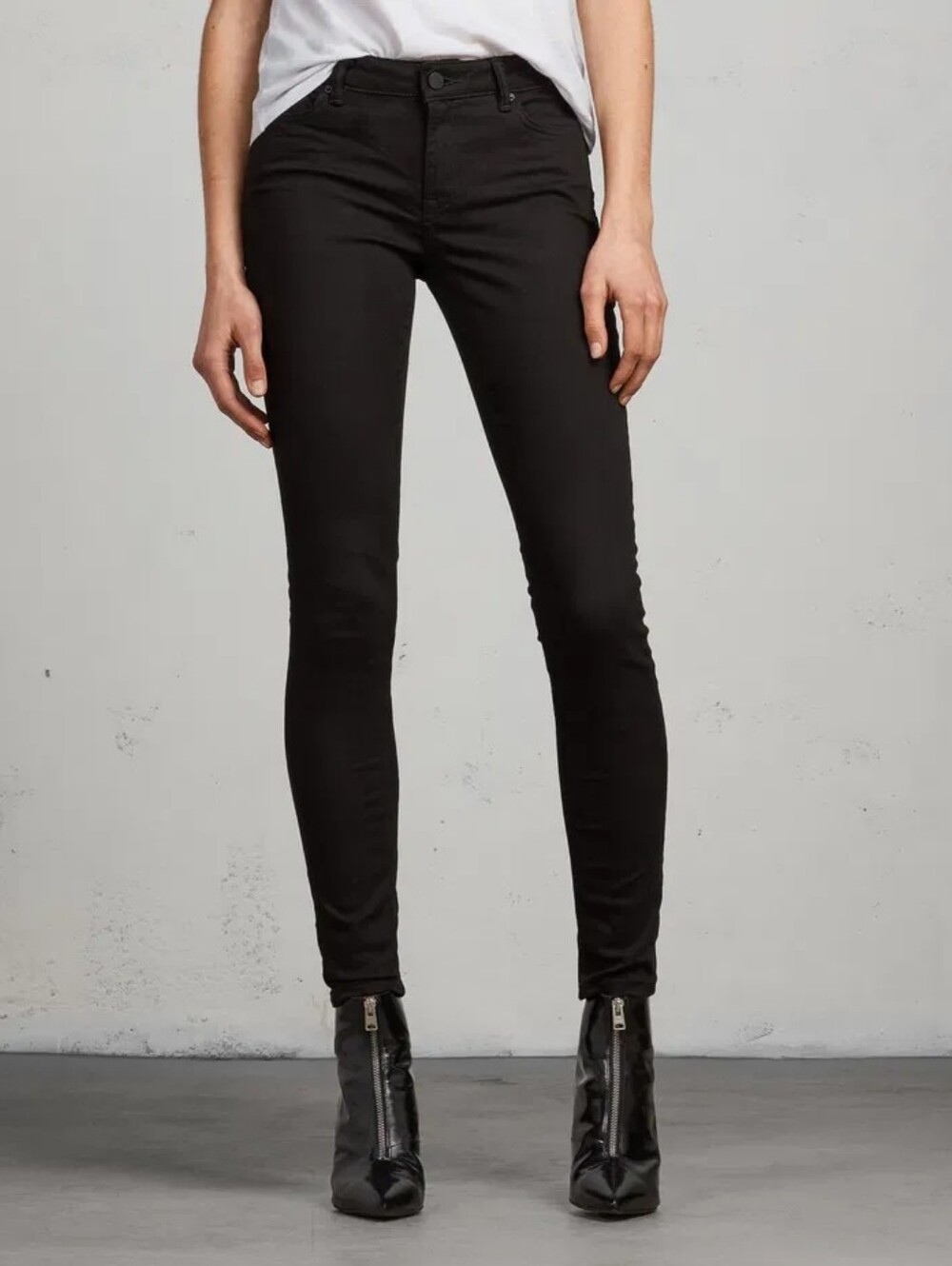 All Saints Mast Low-rise Skinny Jeans Size 29